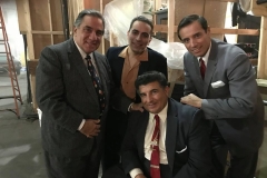 From the Irishman set with Guido Grasso, Mark Montalbano and Gaetano